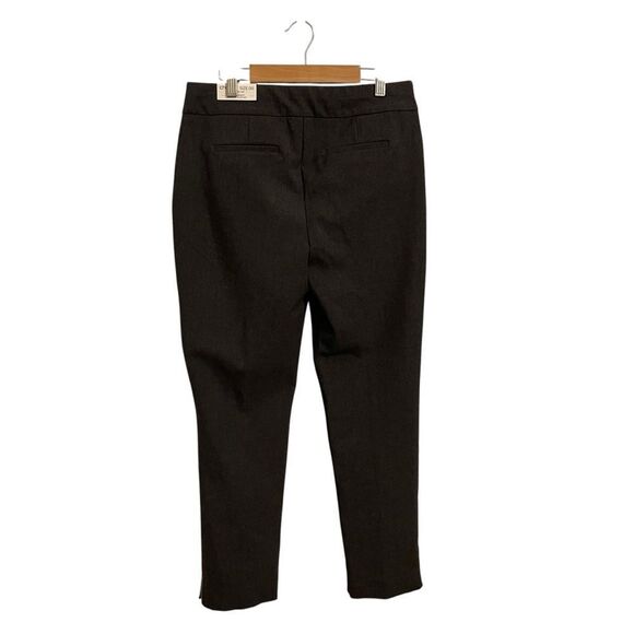 Chico's So Slimming Brigitte Slim Leg Beaded Detail Pants Heather Gray Size 4 - Picture 4 of 6